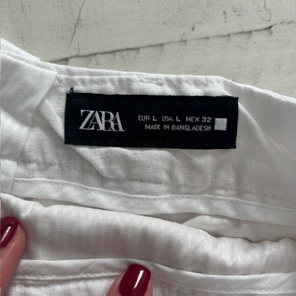 Zara Men's Linen Short - Picture 3 of 3